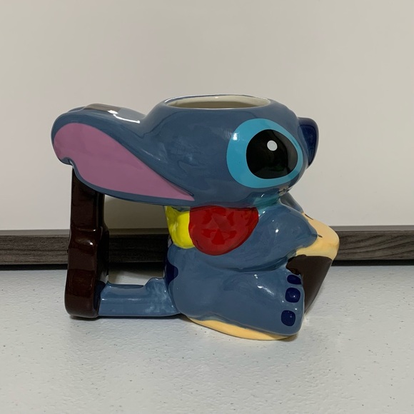 ZAK! Disney Lilo & Stitch Bongos Sculpted Ceramic Mug-15 Oz. - Picture 3 of 6